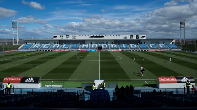 Blick in das Estadio Alfredo Di Stefano im Madrider Viertel Valdebebas. Blick in das Estadio Alfredo Di Stefano im Madrider Viertel Valdebebas.