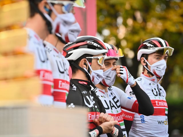 Das UAE Team Emirates muss auf die Flèche verzichten. Das UAE Team Emirates muss auf die Flèche verzichten.