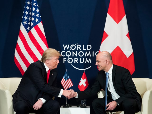 Trump und Berset Trump und Berset