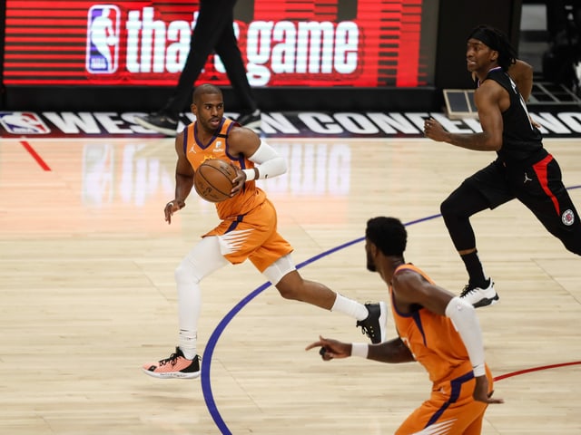 Chris Paul (links). Chris Paul (links).