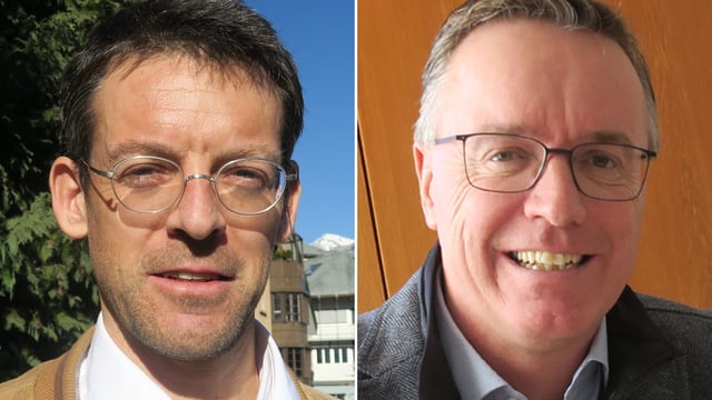 Porträts der zwei wilden Kandidaten, Florian Spichtig und Jürg Berlinger
