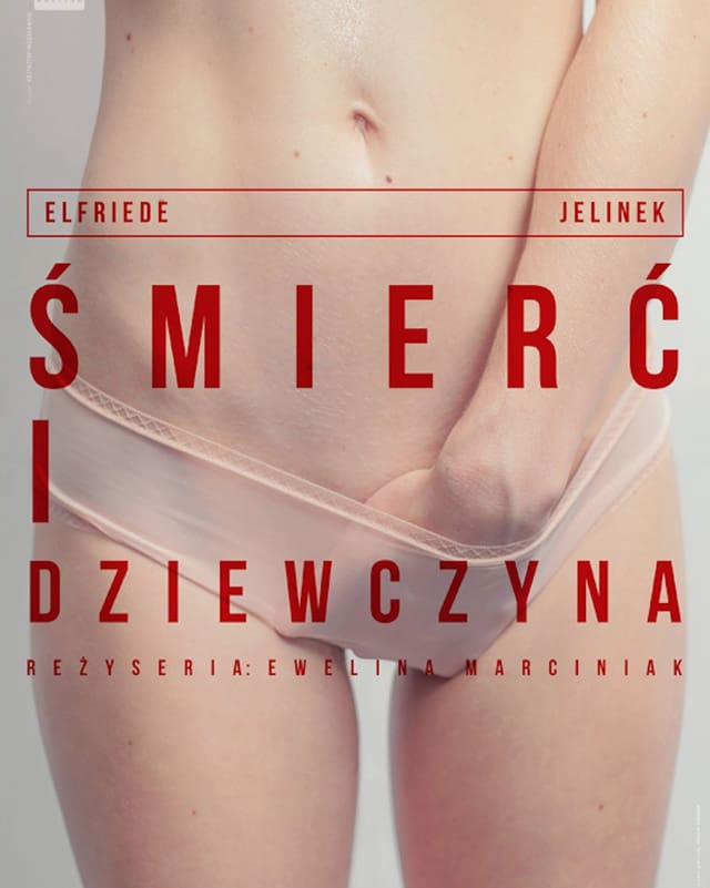 Frau mit Hand in der Unterhose, darauf polnischer Text. Frau mit Hand in der Unterhose, darauf polnischer Text.