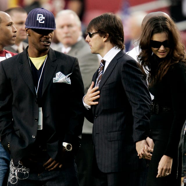 Jamie Fox, Tom Cruise und Katie Holmes Jamie Fox, Tom Cruise und Katie Holmes