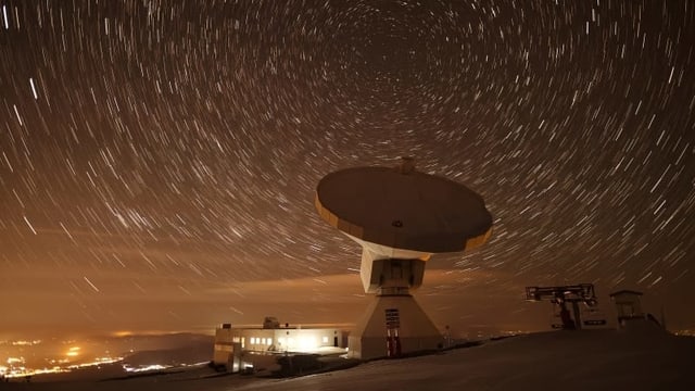 Antenne im Schnee Antenne im Schnee