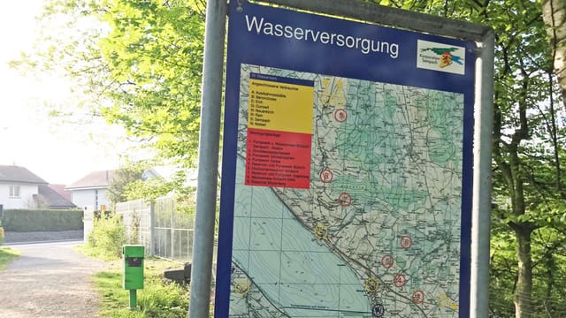 Übersichtstafel Wasserversorgung Übersichtstafel Wasserversorgung
