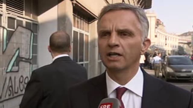 Porträt von Didier Burkhalter. Porträt von Didier Burkhalter.