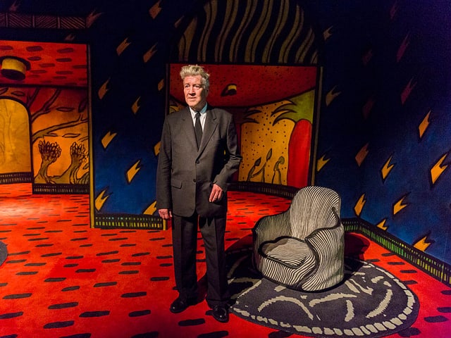 David Lynch vor seiner Kunst David Lynch vor seiner Kunst