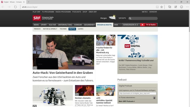 Screenshot des neuen Browsersm Edge, dem Nachfolger des Internet Explorers. Flaches Design! Screenshot des neuen Browsersm Edge, dem Nachfolger des Internet Explorers. Flaches Design!