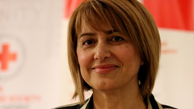Porträt von Katarina Vardanyan. Porträt von Katarina Vardanyan.