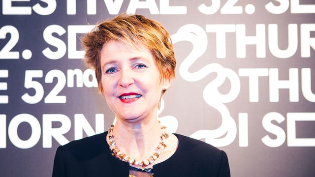 Bundesrätin Simonetta Sommaruga Bundesrätin Simonetta Sommaruga
