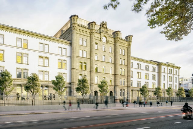 Ein Gebäude von aussen. Ein Gebäude von aussen.