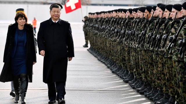 Leuthard und Xi Jinping Leuthard und Xi Jinping