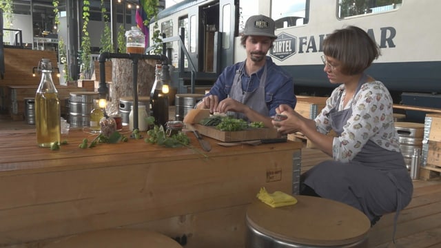 Mann und Frau kochen Mann und Frau kochen