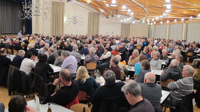 Volksaufmarsch in Bellach Volksaufmarsch in Bellach
