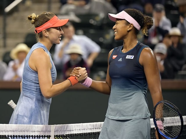 Belinda Bencic weiss, wie man Naomi Osaka bezwingt. Belinda Bencic weiss, wie man Naomi Osaka bezwingt.