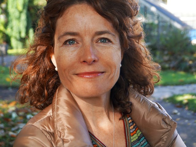 Porträt von Lucy Koechlin. Porträt von Lucy Koechlin.