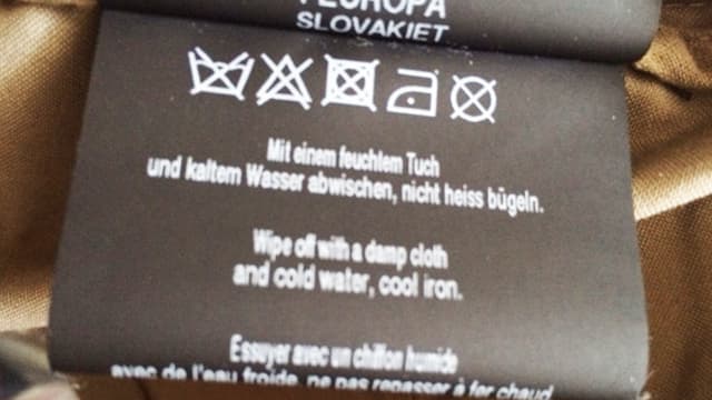 Waschetikett Waschetikett
