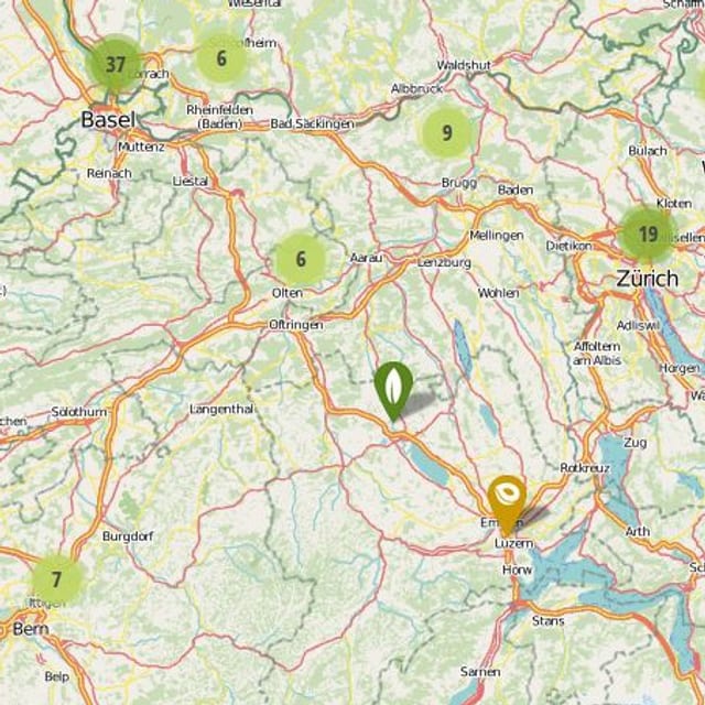 Die Schweiz auf Mundraub.org - noch nicht so fruchtig. Die Schweiz auf Mundraub.org - noch nicht so fruchtig.