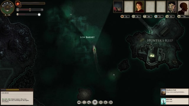 Spielszene aus «Sunless Sea» Spielszene aus «Sunless Sea»