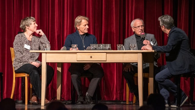 Erste Runde: Heinz Schild, Reinhard Eyer, Christine Widmer