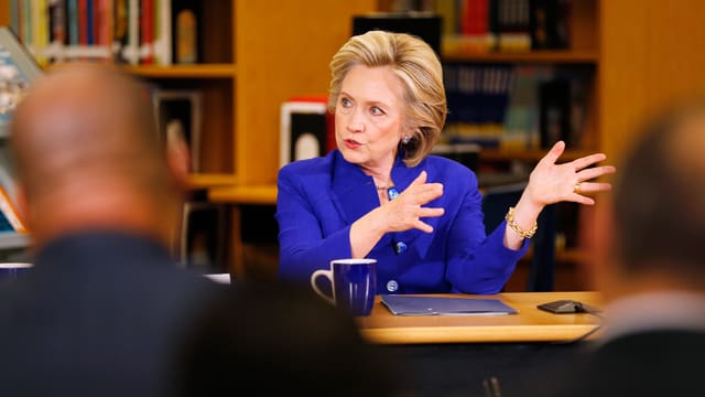Hillary Clinton bei einer Veranstaltung Anfang Mai. Hillary Clinton bei einer Veranstaltung Anfang Mai.