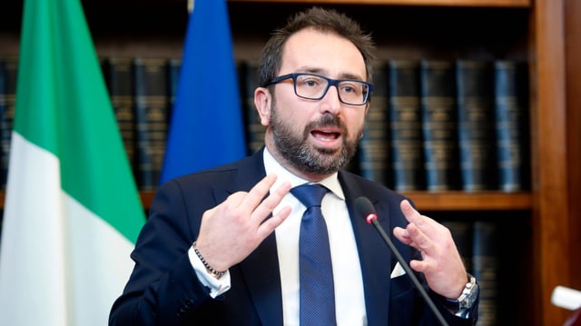 Justizminister Alfonso Bonafede, Justizminister Alfonso Bonafede,