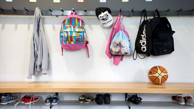 Garderobe an Schule Garderobe an Schule