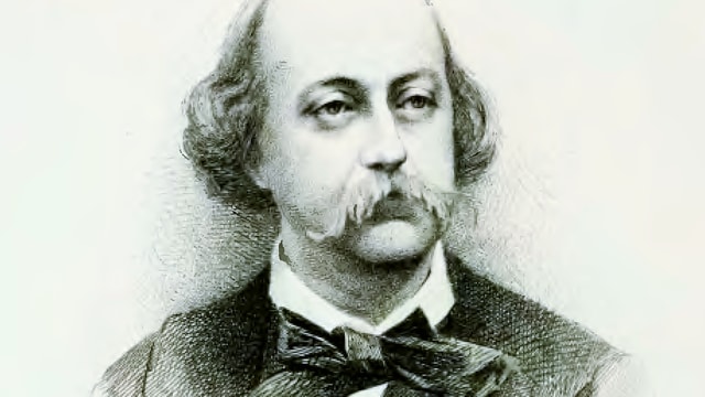 Ein Porträt von Gustave Flaubert. Ein Porträt von Gustave Flaubert.