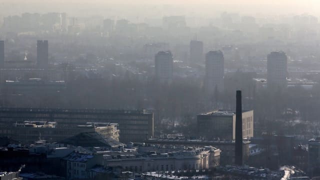 Smog über Warschau Smog über Warschau