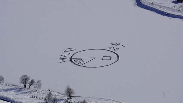 Diagramm in den Schnee gemalt Diagramm in den Schnee gemalt