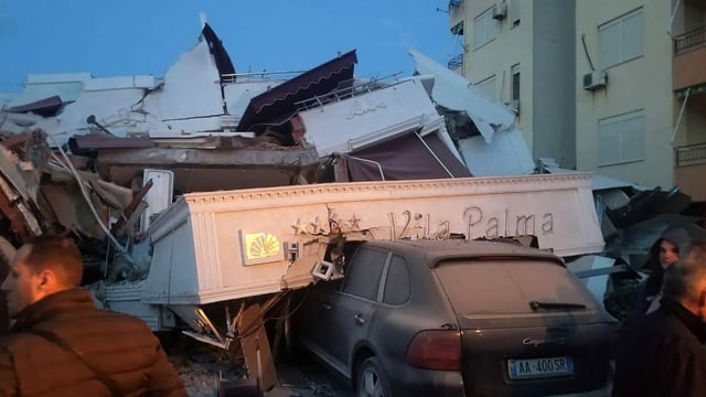 Schwerstes Erdbeben seit Jahrzehnten in Albanien