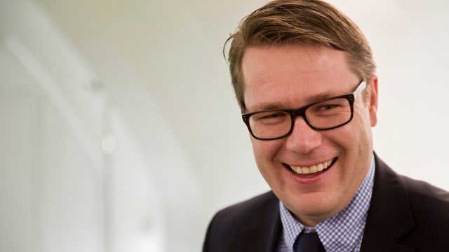 Der lächelnde Benedikt Würth. Der lächelnde Benedikt Würth.