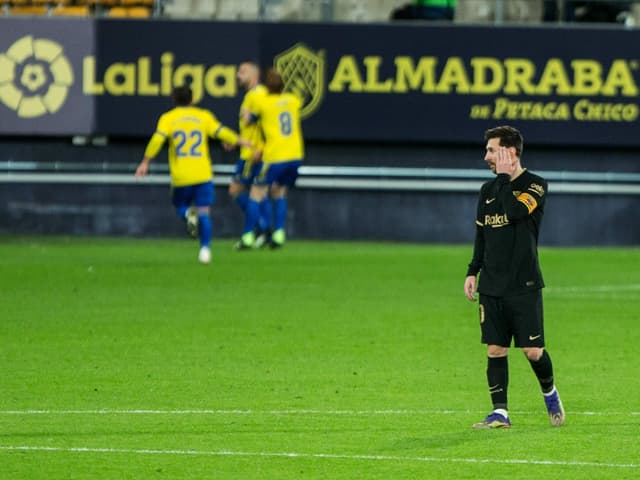 Messi enttäuscht