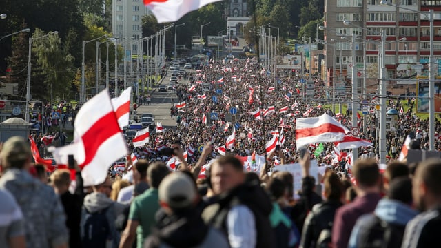 Demo in Minsk. Demo in Minsk.
