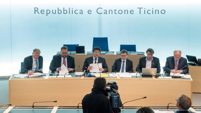Pressekonferenz des Tessiner Staatsrats Pressekonferenz des Tessiner Staatsrats