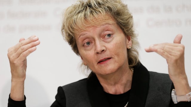 Finanzministerin Widmer-Schlumpf Finanzministerin Widmer-Schlumpf
