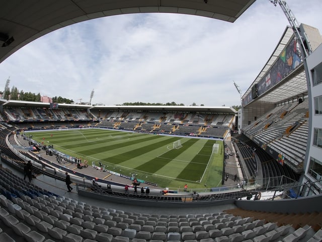 Das Stadion in Guimaraes. Das Stadion in Guimaraes.