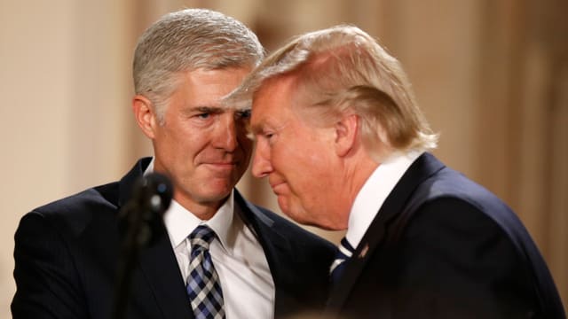 Gorsuch und Trump Gorsuch und Trump