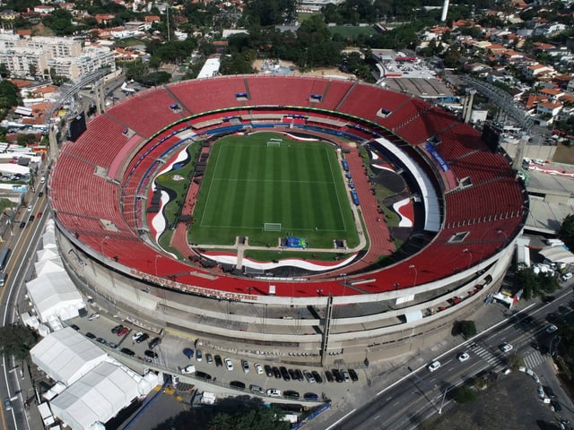 Hier wird die Copa America eröffnet. Hier wird die Copa America eröffnet.