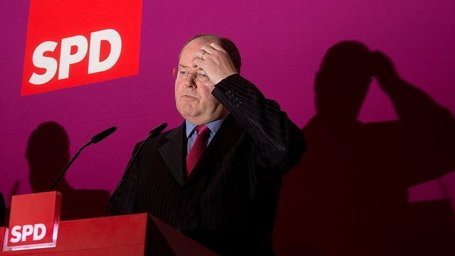SPD-Kanzlerkandidat Peer Steinbrück. SPD-Kanzlerkandidat Peer Steinbrück.