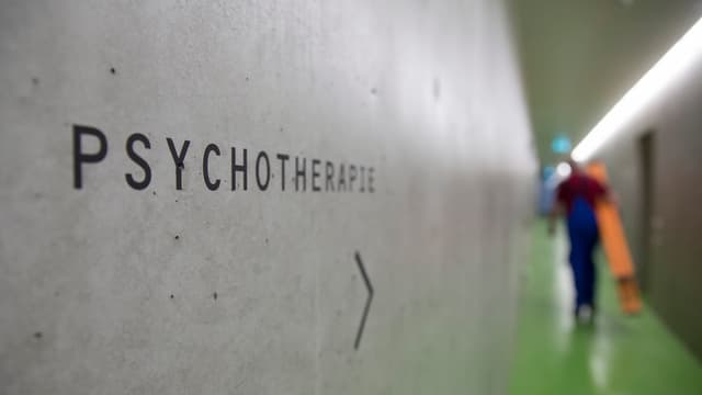 Schriftzug Psychotherapie Schriftzug Psychotherapie