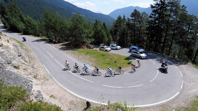 Radrenn-Szene im Tirol Radrenn-Szene im Tirol