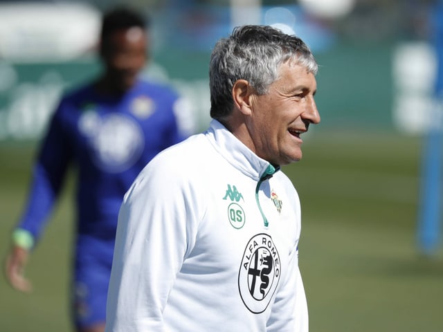 Quique Setién. Quique Setién.