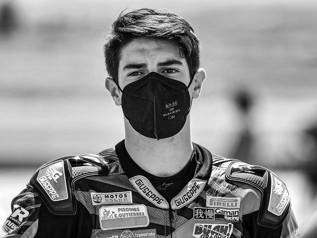 Der junge Spanier Dean Berta Vinales. Der junge Spanier Dean Berta Vinales.