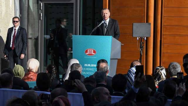 Präsident Erogan hält in Köln eine Rede. Präsident Erogan hält in Köln eine Rede.