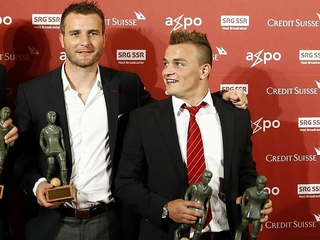 Alex Frei und Xherdan Shaqiri Alex Frei und Xherdan Shaqiri
