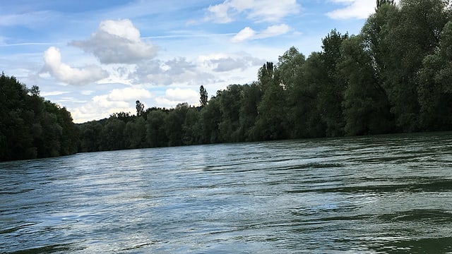 Die Reuss führte schon am Samstag oberhalb von Ottenbach (ZH) Hochwasser. Die Reuss führte schon am Samstag oberhalb von Ottenbach (ZH) Hochwasser.