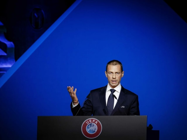 Uefa-Präsident Aleksander Ceferin. Uefa-Präsident Aleksander Ceferin.
