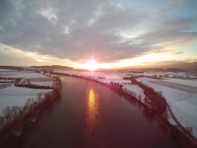 Sonnenuntergang.