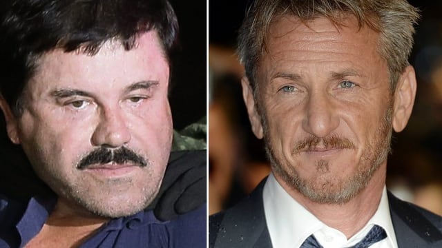 Joaquín «El Chapo» Guzmán und Sean Penn Joaquín «El Chapo» Guzmán und Sean Penn